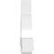 Ekena Millwork Ericson Architectural Grade PVC Gable Bracket, 96"W x 28"H x 6"D x 6"F, 7/12 Pitch GBP096X28X0606ERI00 - alternate 2